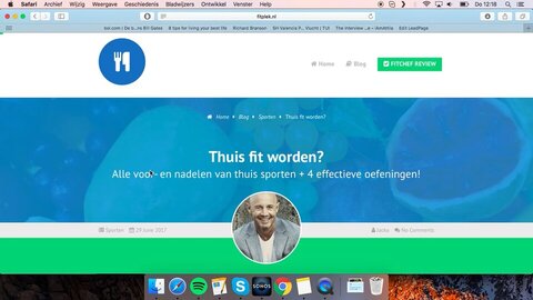 Jacko Mejaard website Fitplek.nl